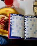 Carnet de 35 grilles de mots fléchés - Grillé Doux - Bleu Jolie Caen