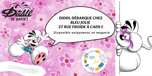 Diddl is back la souris allemande débarque chez Bleu Jolie au 27 rue Froide à Caen