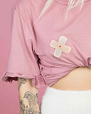 Patch thermocollant Pansement coeur - Malicieuse - Bleu Jolie Caen