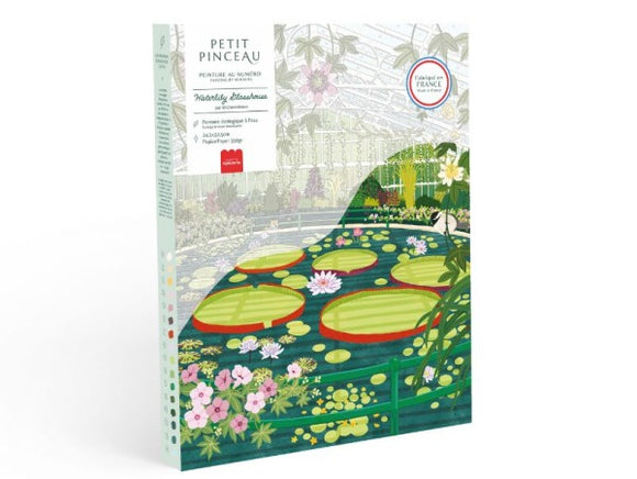 Peinture au numéro Waterlily par Elaine Lee - Petit Pinceau - Bleu Jolie Caen