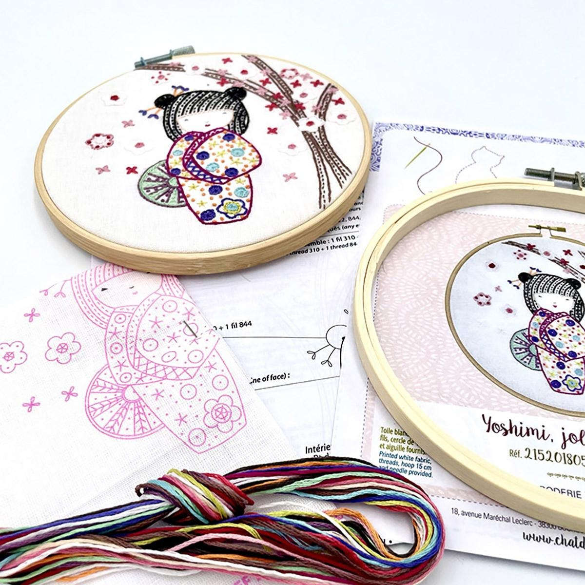 Kit Broderie Crochet Chat - Loisir Créatif Pour Débutants, Décoration Noël
