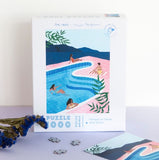 Puzzle 1000 pièces - Pool Ladies par Maja Tomljanovic - Bleu Jolie Caen
