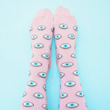 Chaussettes Oeil taille 35-44 - Coucou Suzette - Bleu Jolie Caen