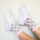 Chaussettes Oeil taille 35-44 - Coucou Suzette - Bleu Jolie Caen