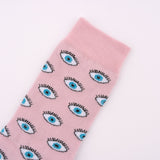 Chaussettes Oeil taille 35-44 - Coucou Suzette - Bleu Jolie Caen