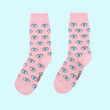 Chaussettes Oeil taille 35-44 - Coucou Suzette - Bleu Jolie Caen