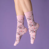 Chaussettes Tétons taille 35-44 - Coucou Suzette - Bleu Jolie Caen