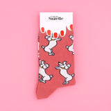 Chaussettes caniche 35-44 - Coucou Suzette - Bleu Jolie Caen