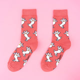 Chaussettes caniche 35-44 - Coucou Suzette - Bleu Jolie Caen
