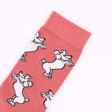 Chaussettes caniche 35-44 - Coucou Suzette - Bleu Jolie Caen