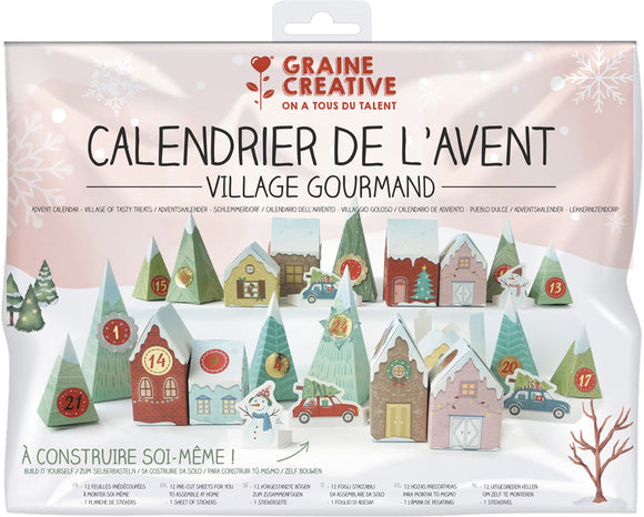 Calendrier de l'Avent Village gourmand - Bleu Jolie Caen